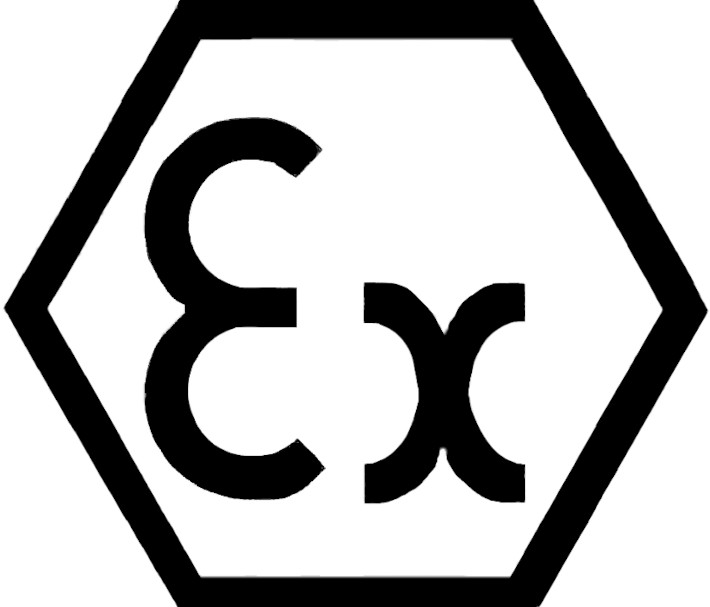 Ex merkki kertoo tuotteen räjähdyssuojauksesta.