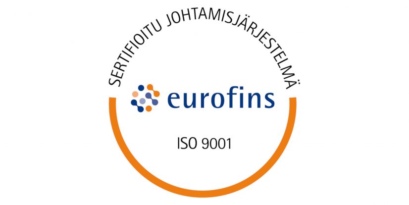 ISO 9001:2015 sertifioitu yritys